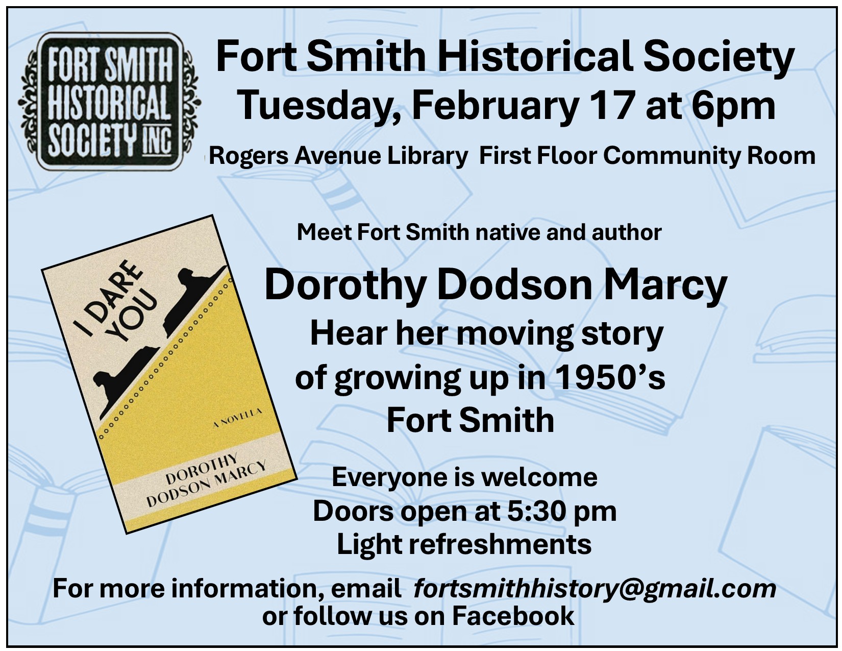 February 17 Meeting to Feature Dorothy Dodson Marcy